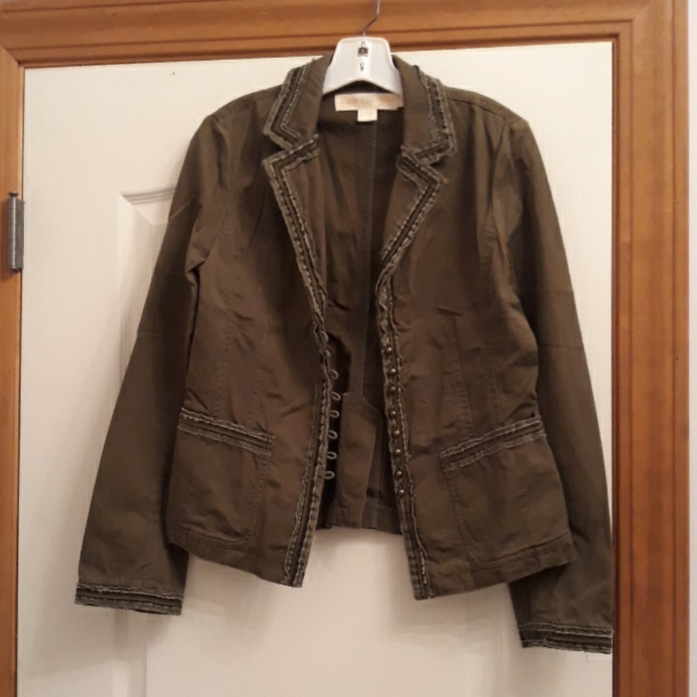 J.Crew Chino Military Jacket M